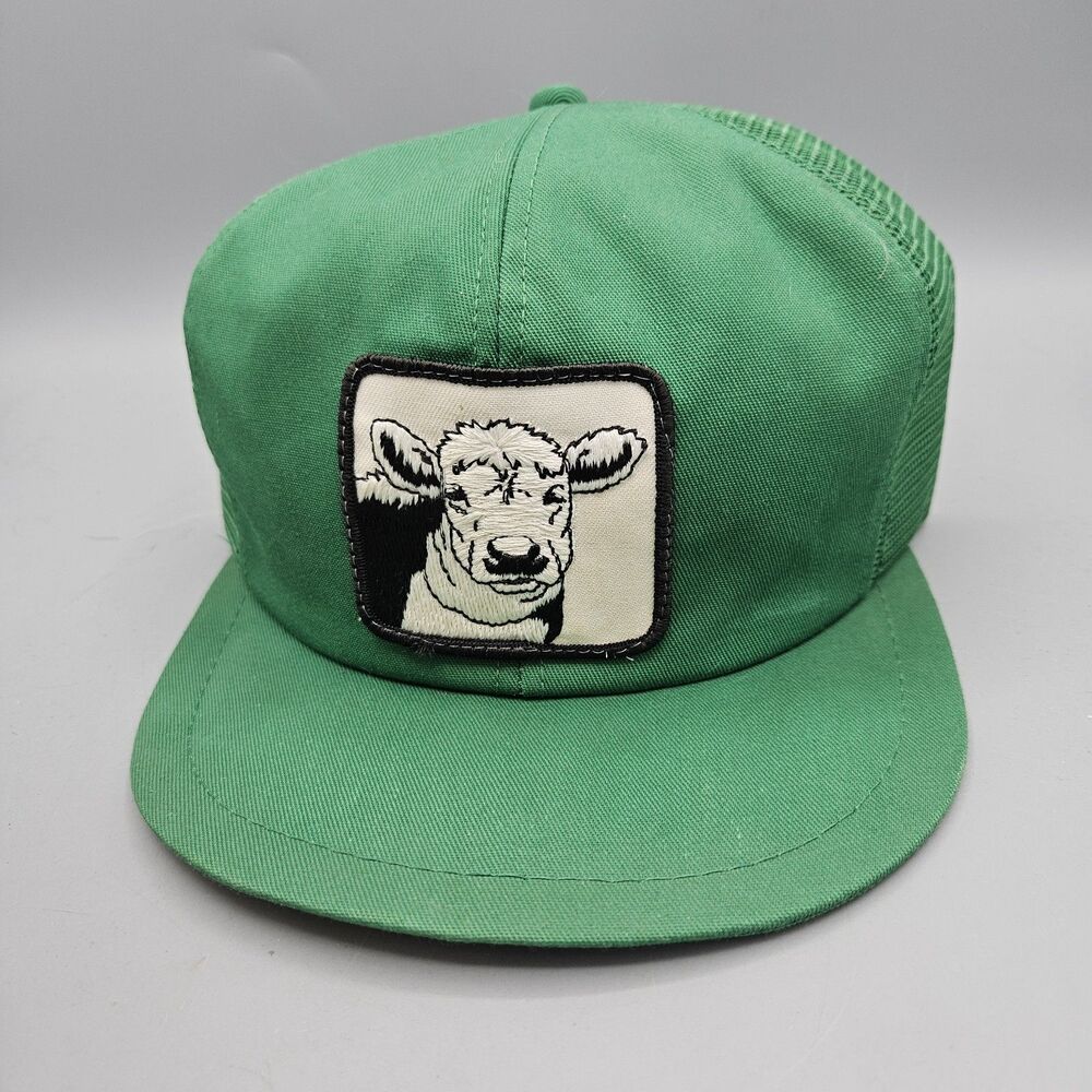 Safe-Guard Dewormer VTG Mesh Trucker Hat Snapback K-Products USA Farm Cow Patch